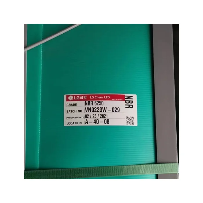 Nitrile Butadiene Rubber LG NBR6250  chemical raw materials