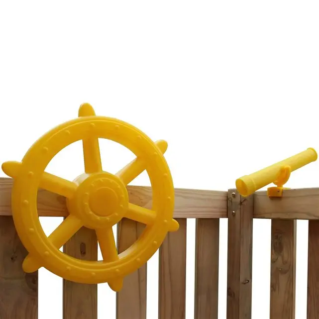 Outdoor plastic kids ship steering wiheel toy swing accessories