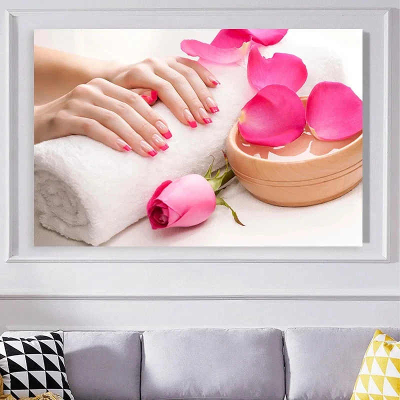 Health SPA Poster Massage Beauty Facial Thai Salon Body Luxury Art Print Pictures Club Home Aesthetic Wall Canvas Painting Decor