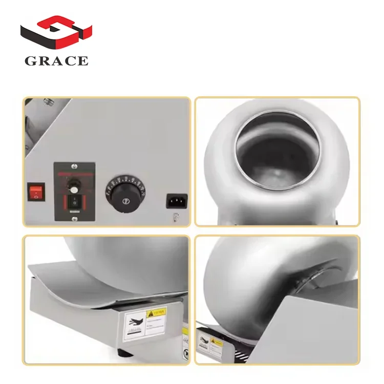 Grace Commercial Candy-making Machine Coating Chocolate Sugar Polishing Pan