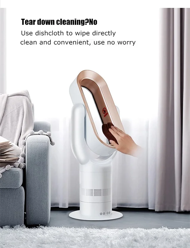 Portable Electric Remote Control Floor Air Condition Cooling Fan Intelligent Table Bladeless fan