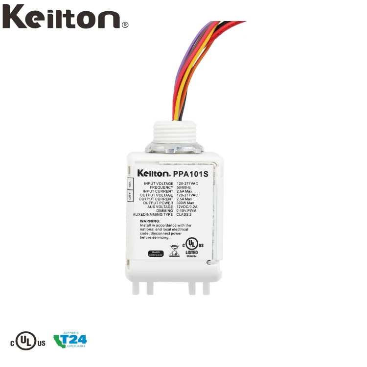 
Dual 0-10V Dimming Wireless Bluetooth Mesh Power Pack PPA101S 