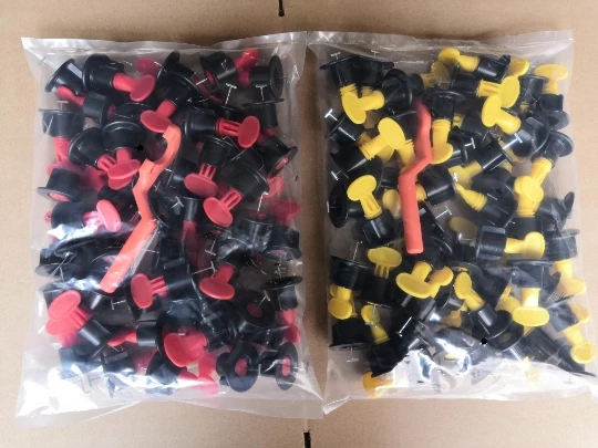 tile leveler spacers leveling system stainless steel t-needle steel pin t-lock floor tool reusable tile leveler