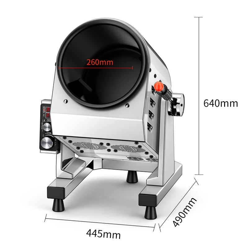 Professional automatic stir fry robot factory 3500W High-Power household kitchen rotating wok pot cooking machine