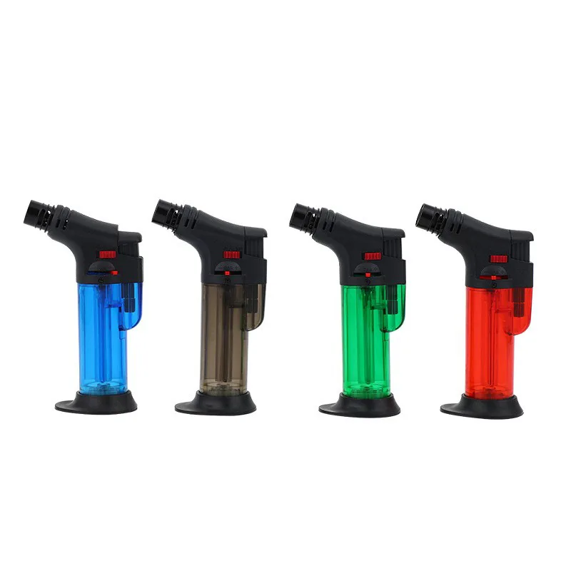 Windproof  torch lighter Inflatable fire gun directly into cigar spray gun high temperature butane fire gun igniter