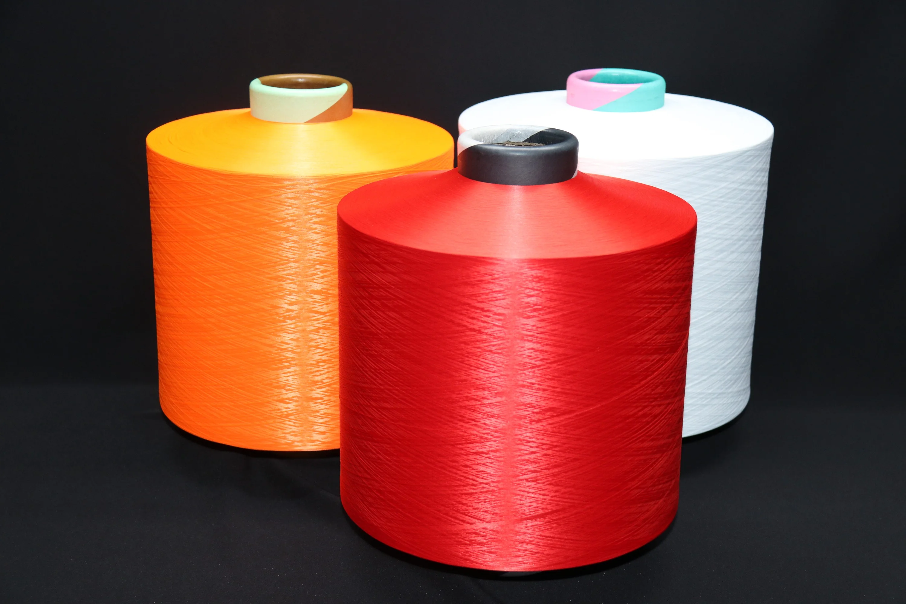 100% топовая окрашенная полиэфирная пряжа dty 150d 48f nim для домашнего текстиля