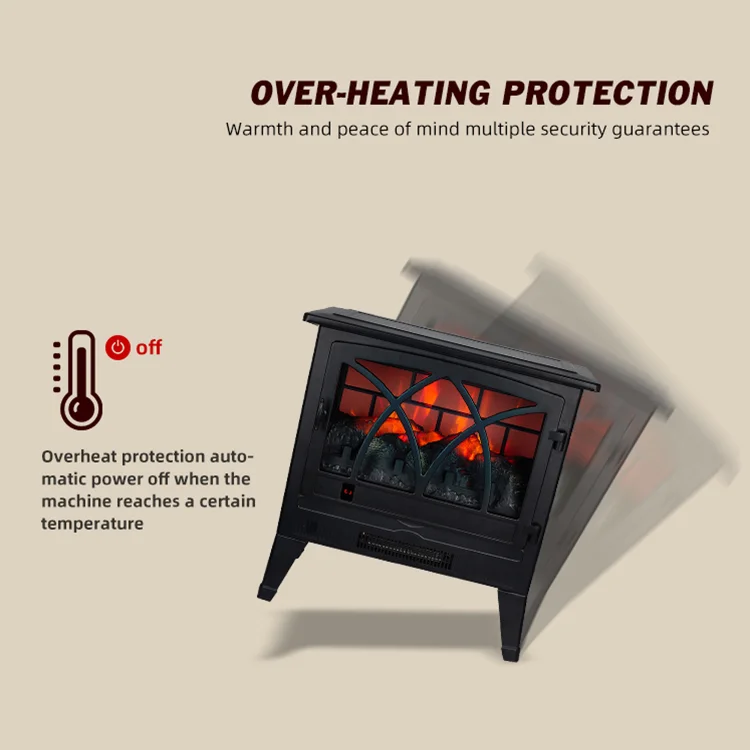 Wholesale Cheap Indoor Decor Flame 1400w Electric Fireplaces Heater