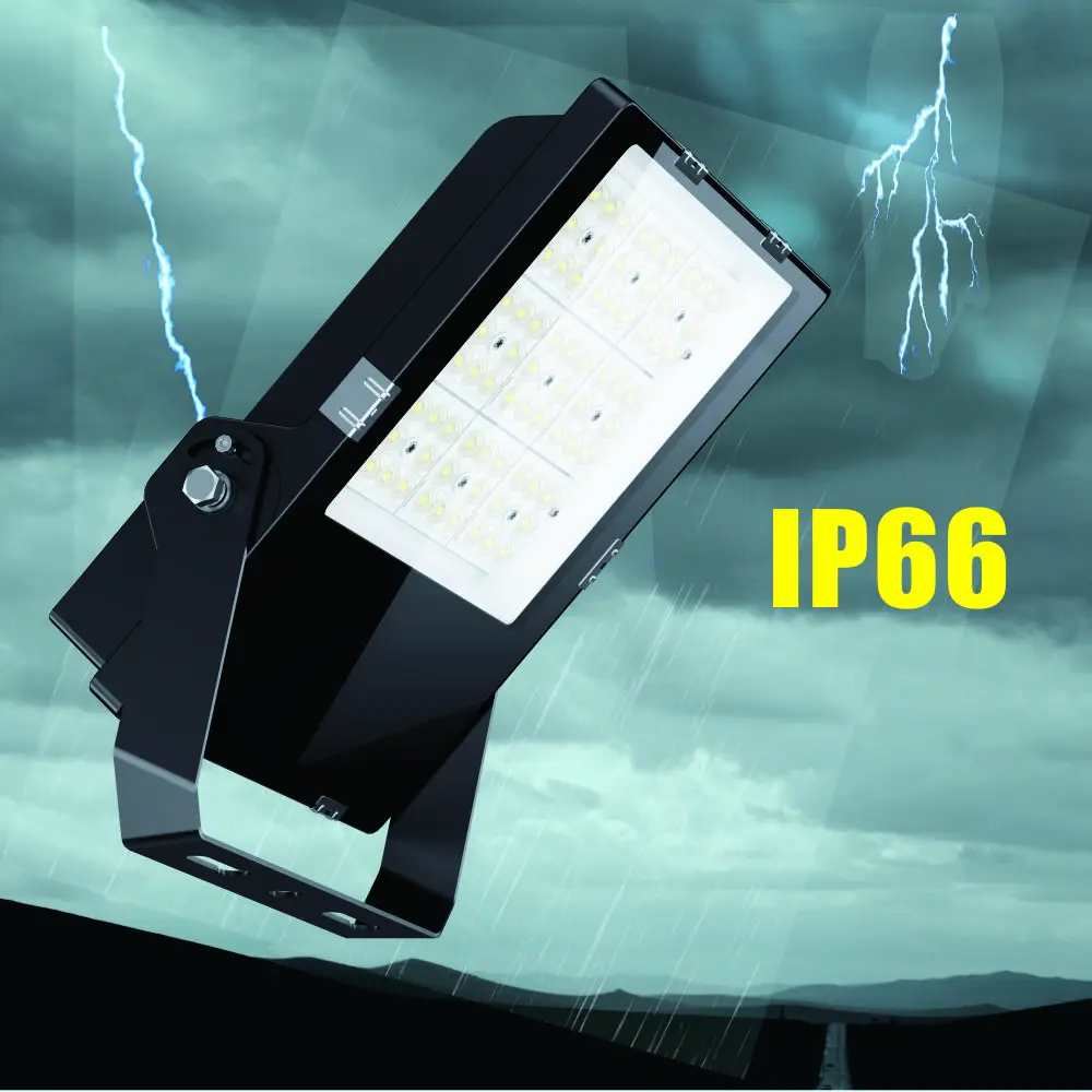 Led Flood Light Factory Price 150w 100-277Volatge 22500lm P45Degree IP66  Low Spill Light  5  Years Warranty