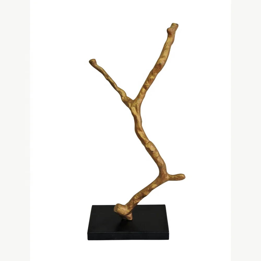 Алюминиевые домашние декоративные предметы с мраморной основой Роскошные Настольные скульптуры из никелированного алюминия