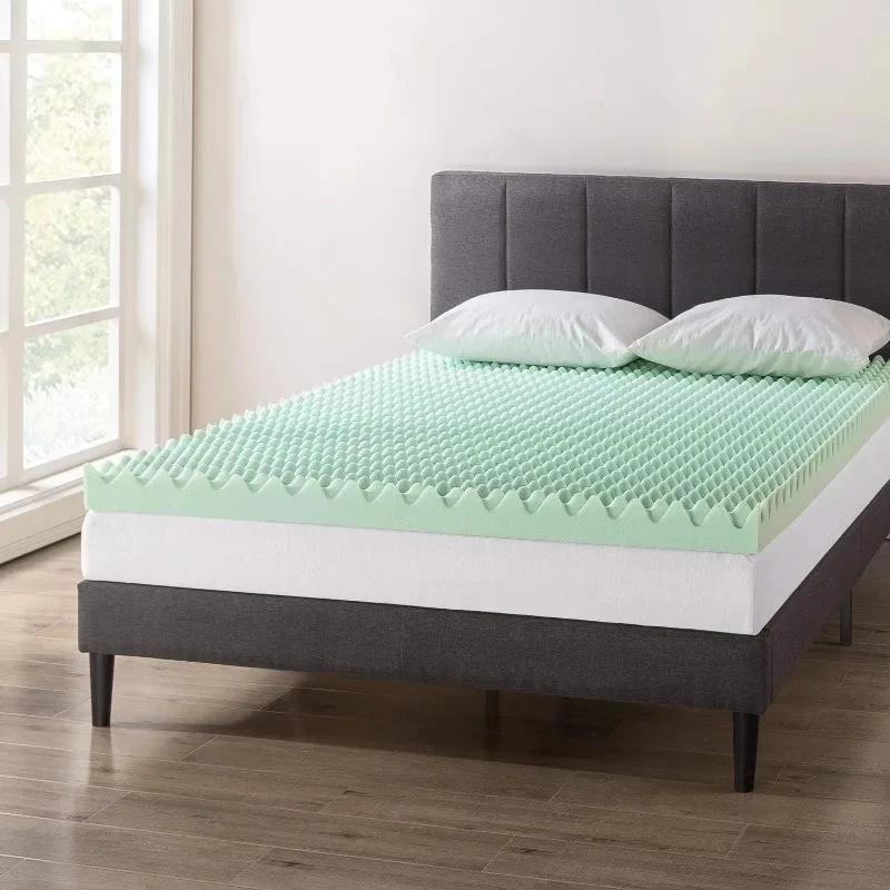 FDA Verified Manufacturer for Cooling Gel Mattress Topper Embossed Pattern Soft Memory Foam Mattress