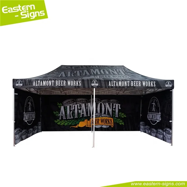 Waterproof collapsible 10x20 pop up outdoor trade show aluminium canopy tent for advertising