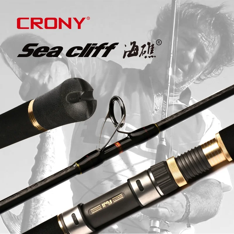 CRONY Sea Cliff Series FUJI Carbon Bait Casting Shore Casting Light Saltwater Rod Carp Spinning Surf Fishing Rod Sea Bass Rods