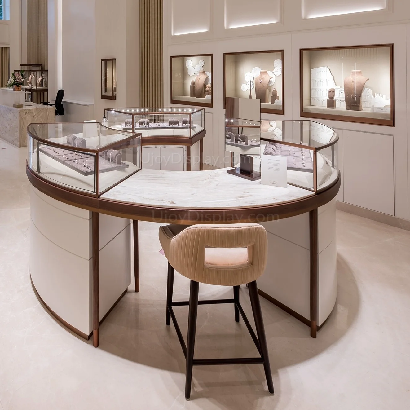curved jewelry showcase counter JS050_ujoydisplay (3).jpg