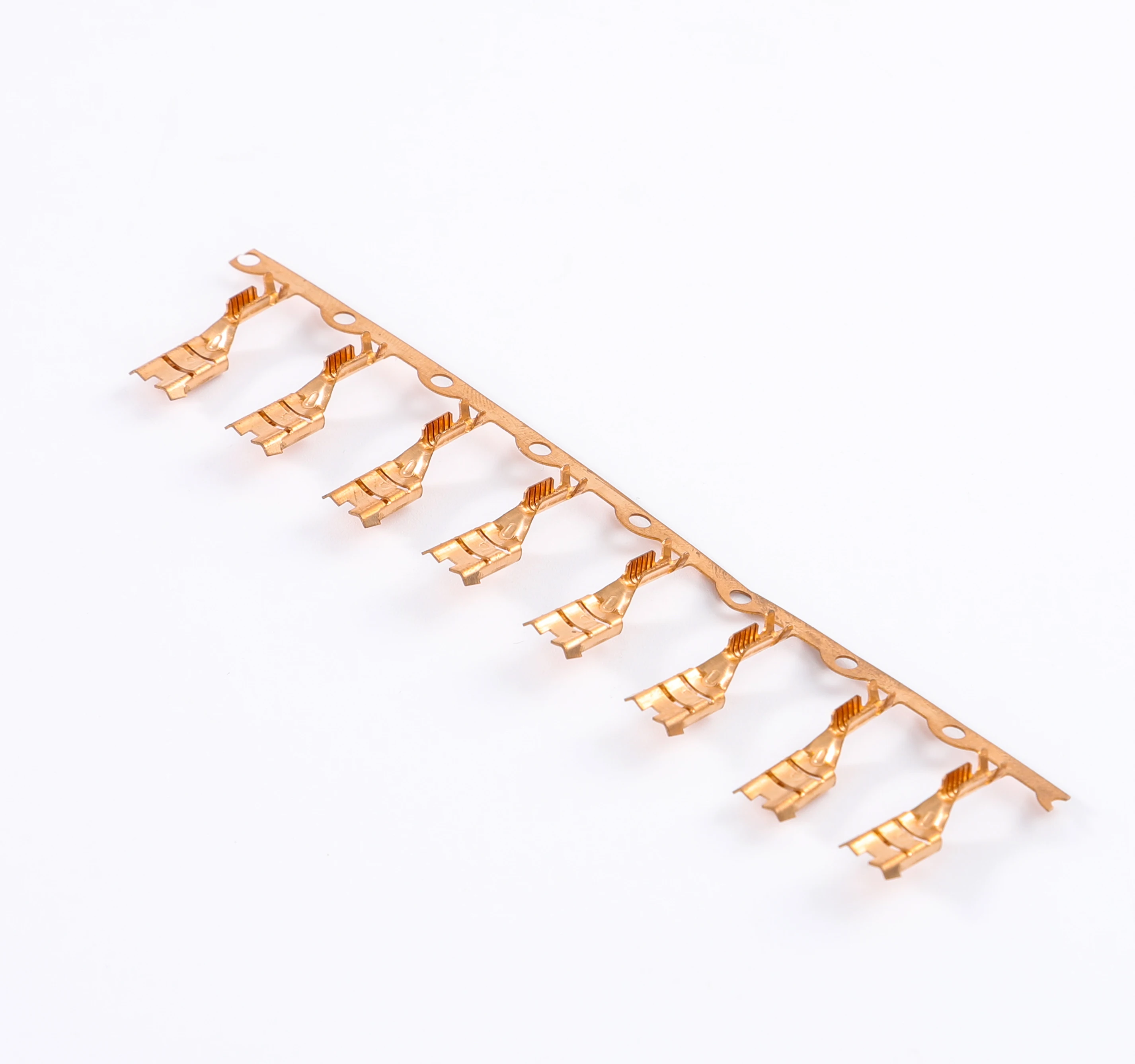 gvei 6.3 blade crimp pcb male pin connector auto terminals