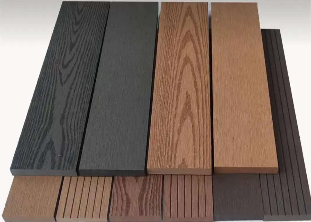 Factory  Cheap Price Solid WPC Board Wood Plastic Composite Decking