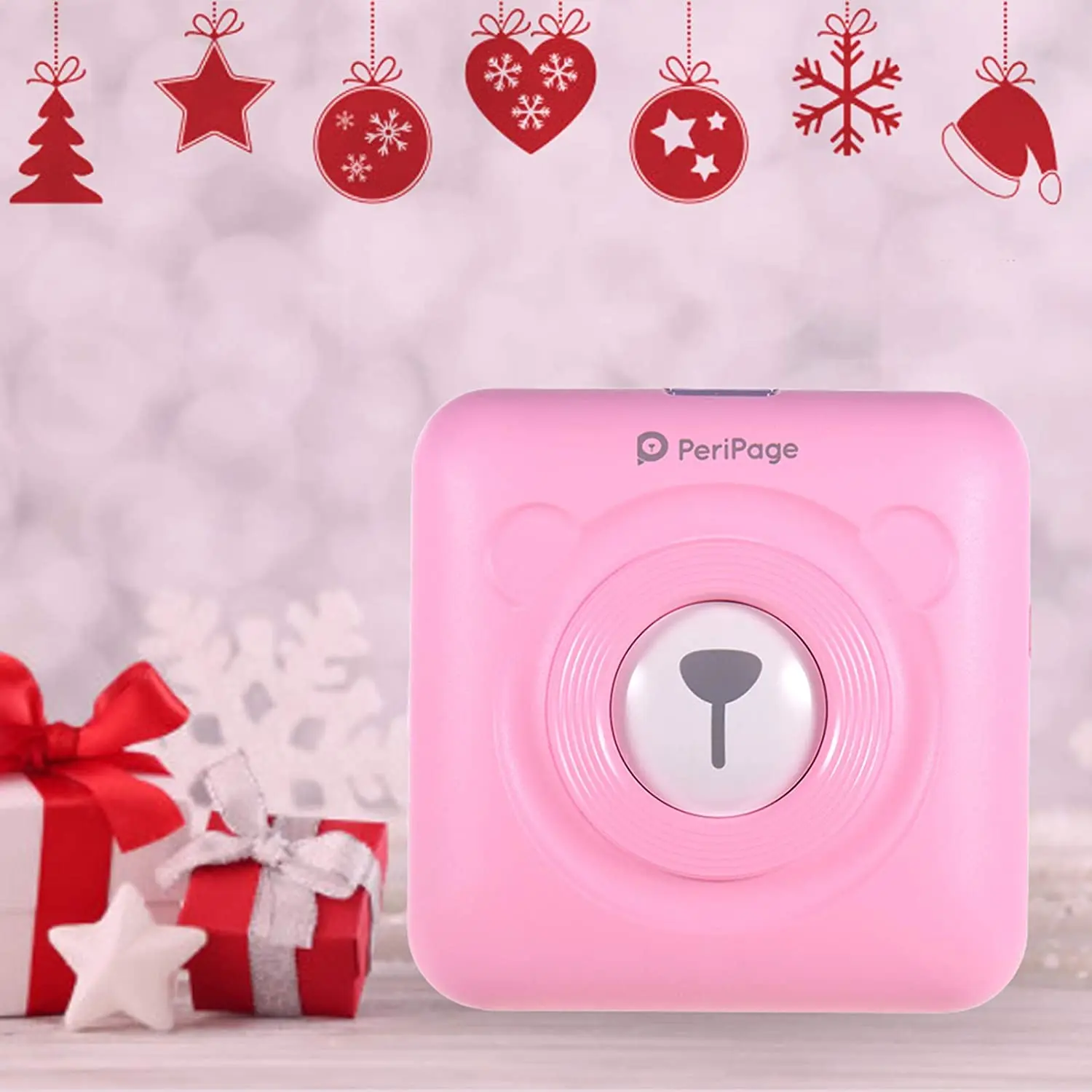 
Received Mini Photo Zero Ink Thermal Printer Wireless BT Picture Printer Mobile Pocket Printer 