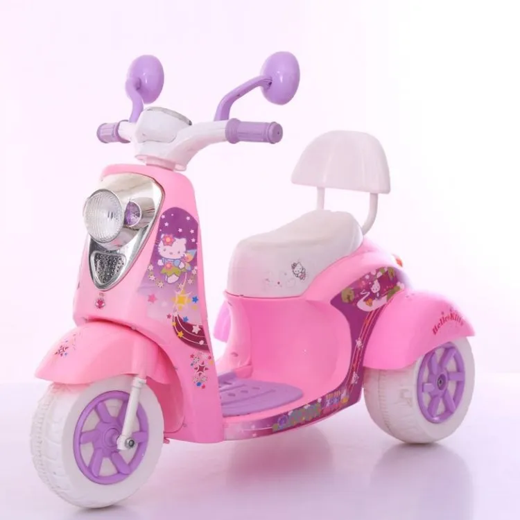 The new ice and snow princess electric motorcycle for children has early education and three wheels with light and music for kid