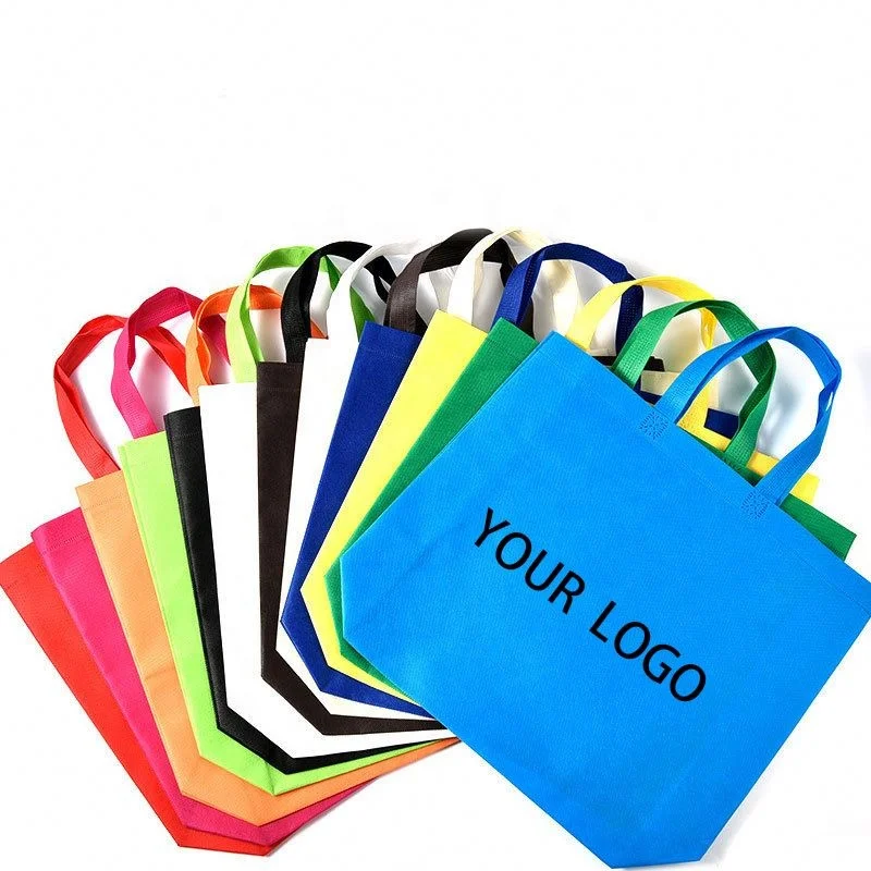 Hot Sell Eco Friendly Recycled Reusable Shopping  Non-Woven Tote Ecological Bag With Logo Custom