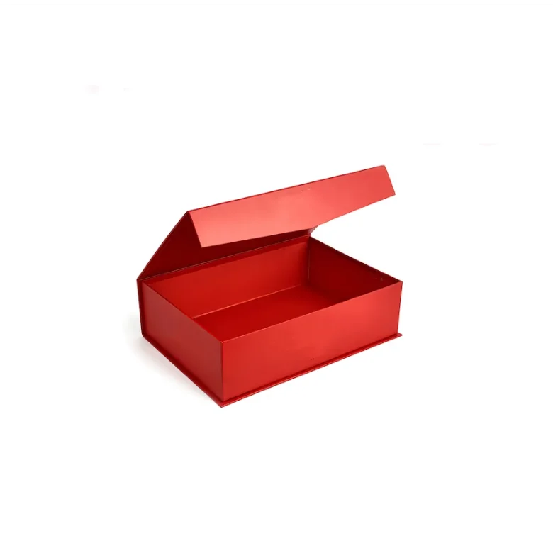 custom gift packaging  Magnetic foldable box book shape perfume box Candle and chocolate packaging boxes