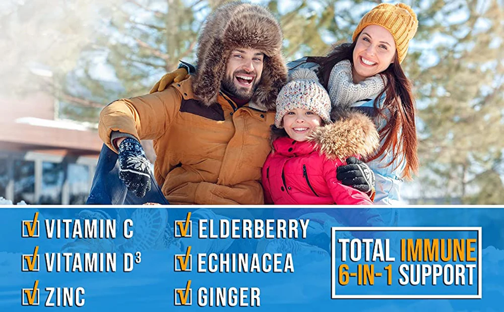 Support Immune Boost System Liquid Drops Tincture Edroplet With Vitamin D3 & C Elderberry Zinc Dietary Supplement