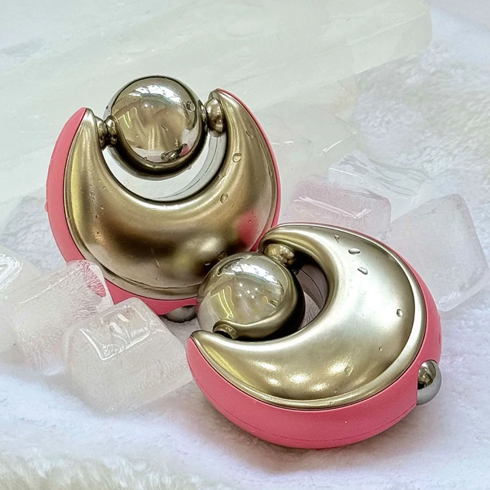 Novebeauty Dual-head Delight 2024 Stainless Steel Ice Globe Facial Massage Set for Home Beauty