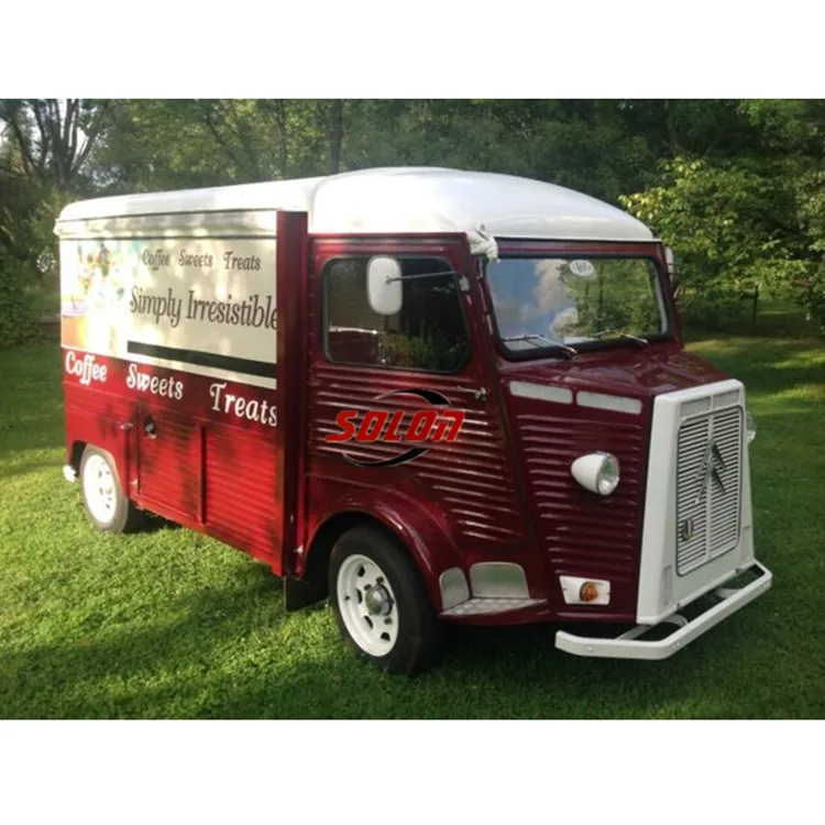 Solon Sale Ice Cream Food Truck Mobile Coffe Food Car For Hot Dog