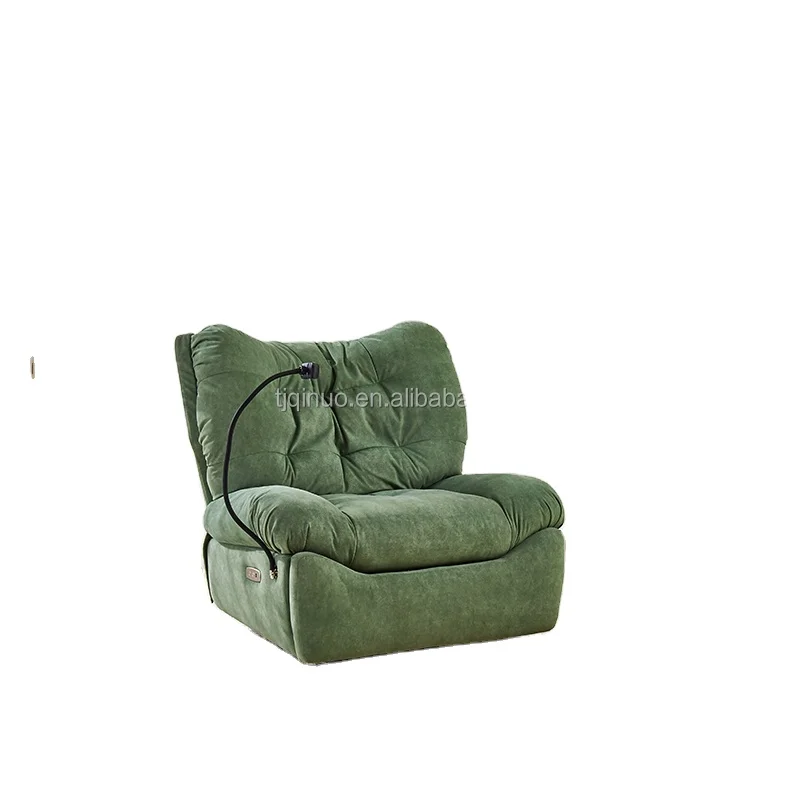 living room New Fabric Material Adjustable Leisure  commercial Single Manual Rocking Swivel Power Electric Recliner Sofa Chair
