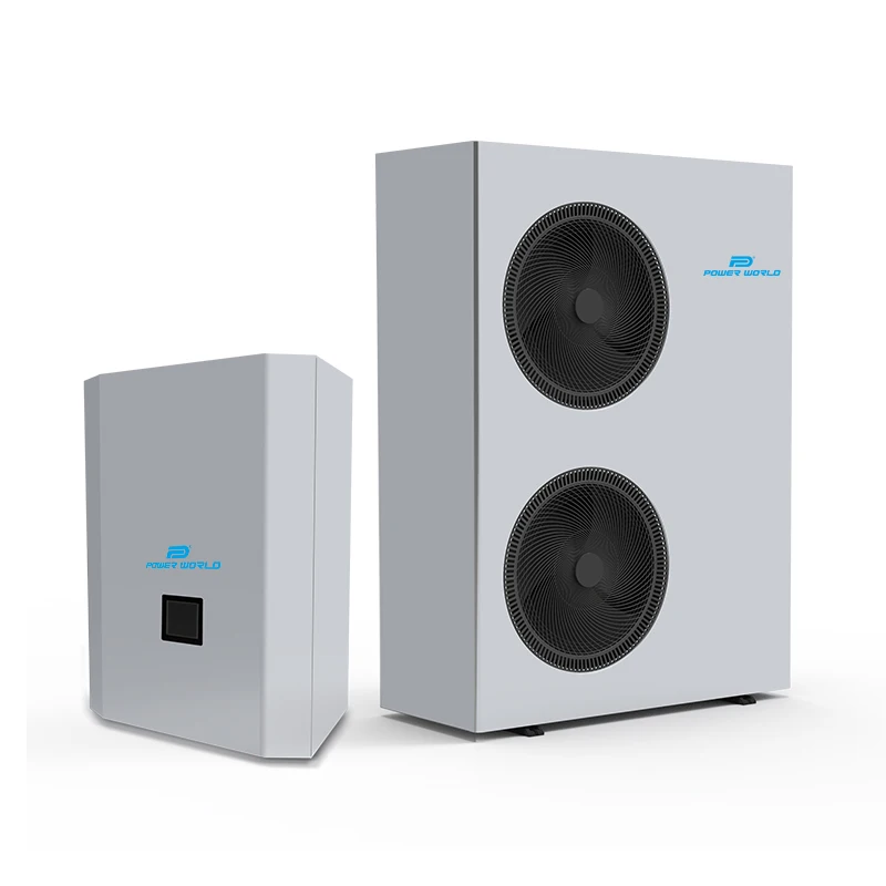 Low temperature r32 advantage ductless dc inverter split type ac unit evi air source heat pump for hot tub