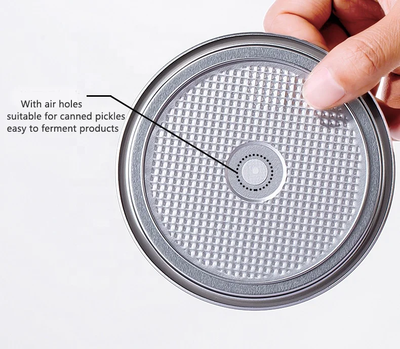 large capacity pet plastic easy open can for food packaging with 100mm #401 aluminum easy open or peel off end