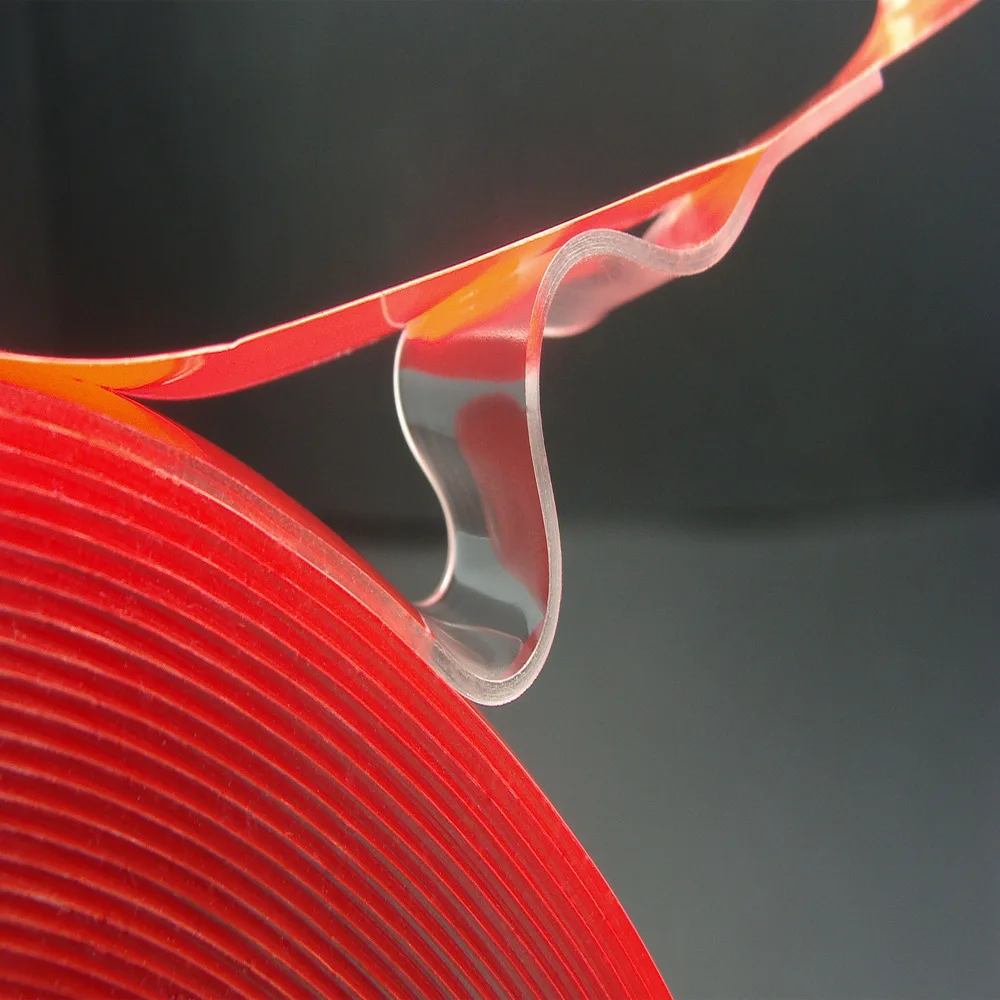 0.4mm 0.5mm 0.8mm 1mm 1.5mm 2mm 3mm Thick 840mm Width 33m Length Jambo Jumbo Roll Double Sided Acrylic Tape