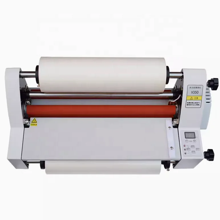 V-480 desktop  hot and cold lamination machine roll laminator laminating machine with cheap price