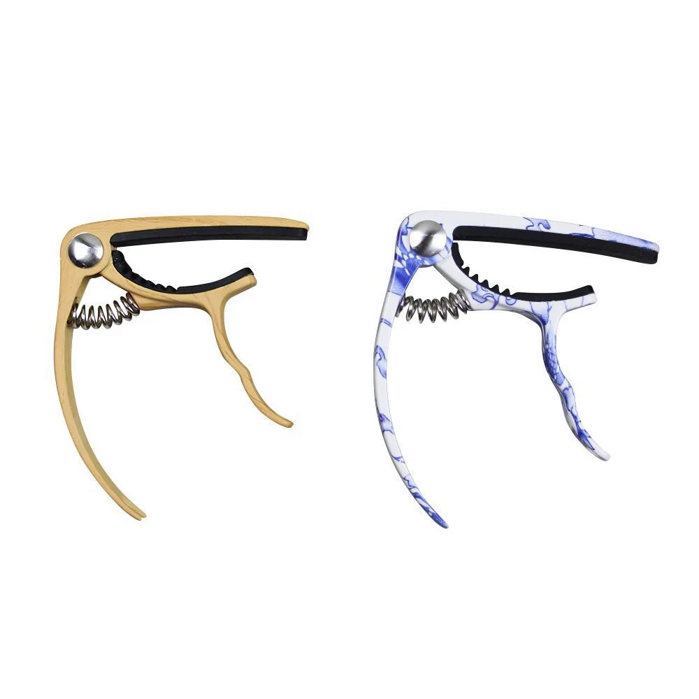 hot selling dark wood grain classic guitar capo for guitar lover