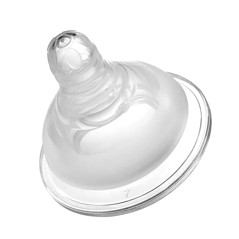 
Eco-friendly Teat Liquid Silicone Frosted Baby Nipple Pacifier With Wide Neck 