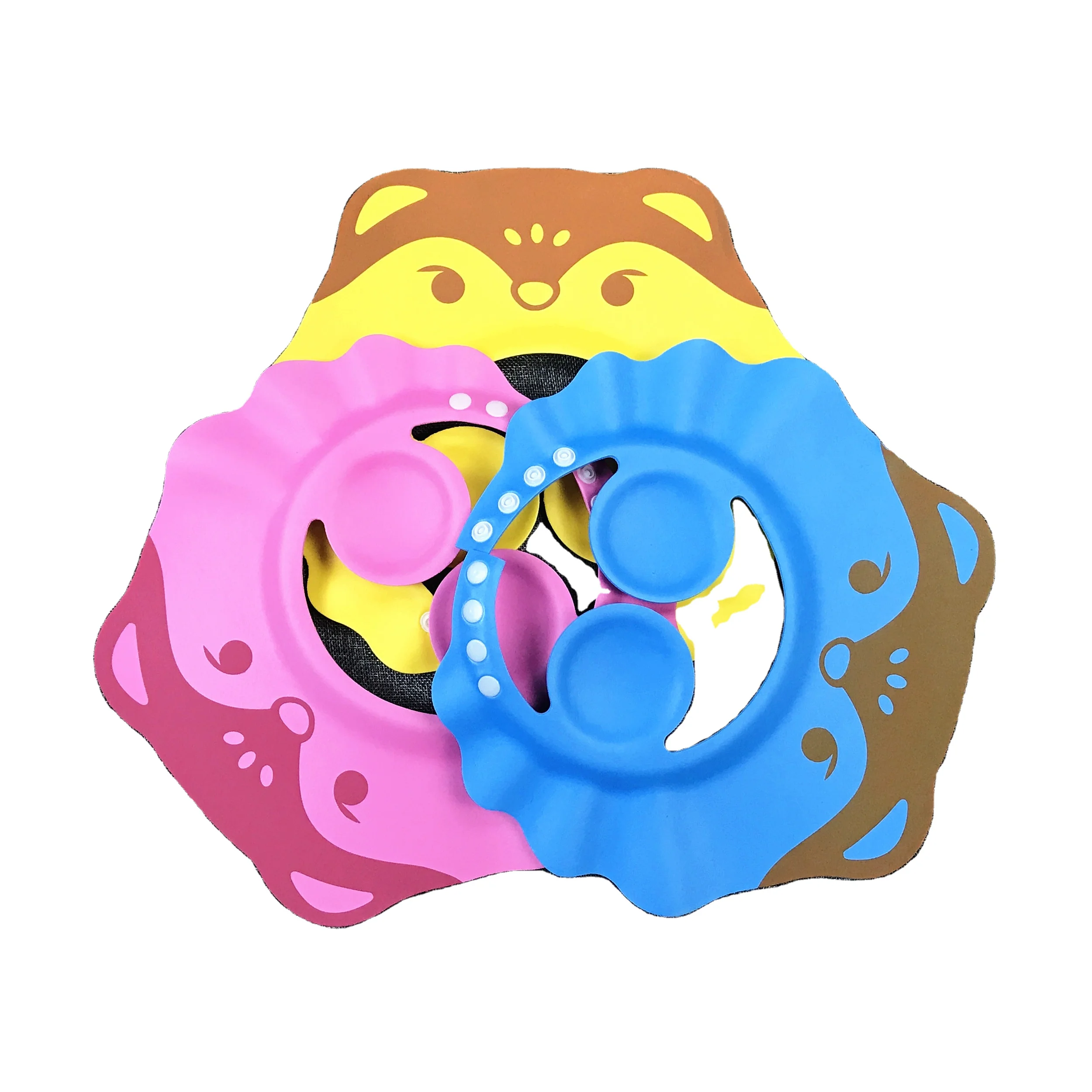 
kids Cap Safety Baby Shower Cap Adjustable Child Shampoo Bath 