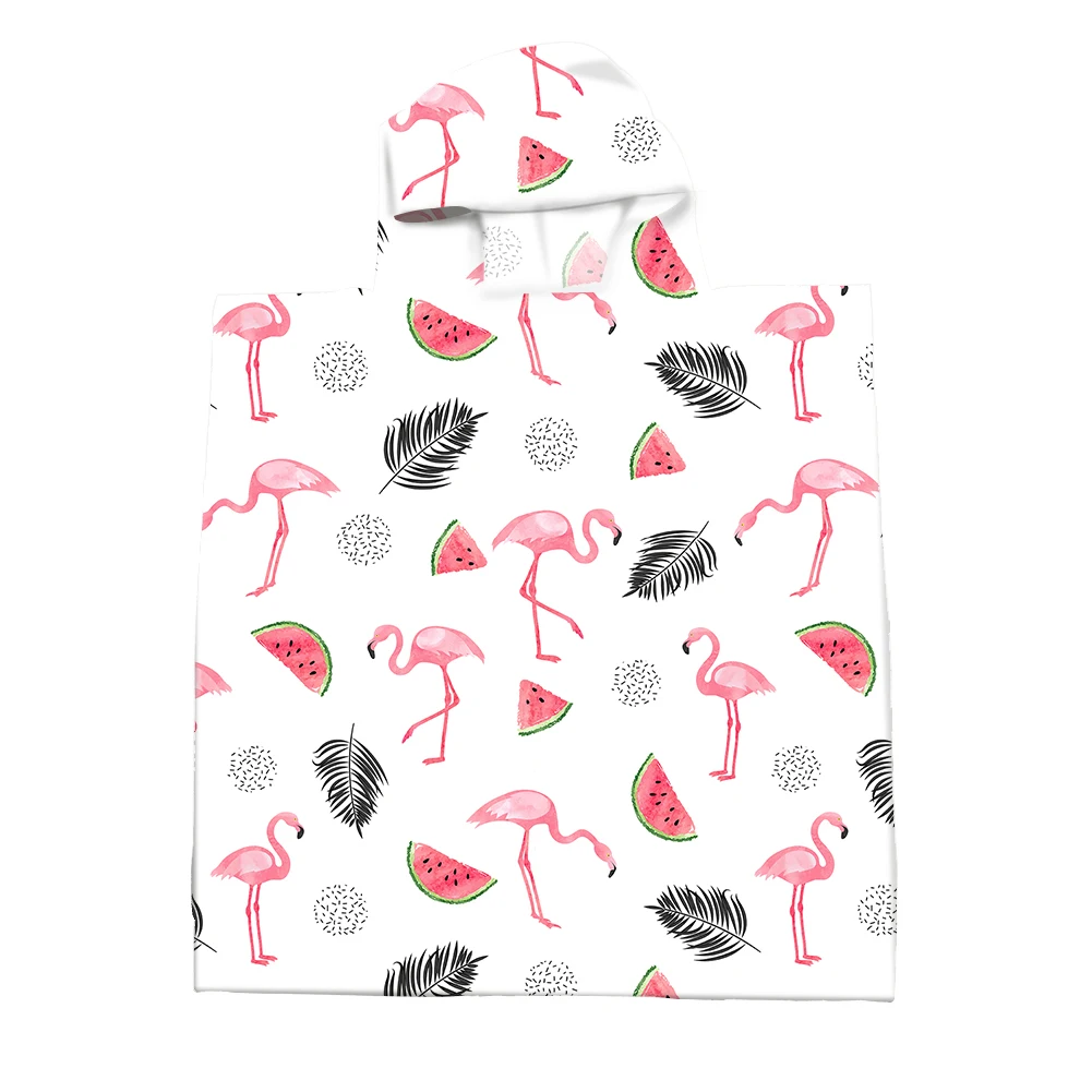 
Wholesale 100% Polyester Custom Print Highly Absorbent Hooded Baby Towel 
