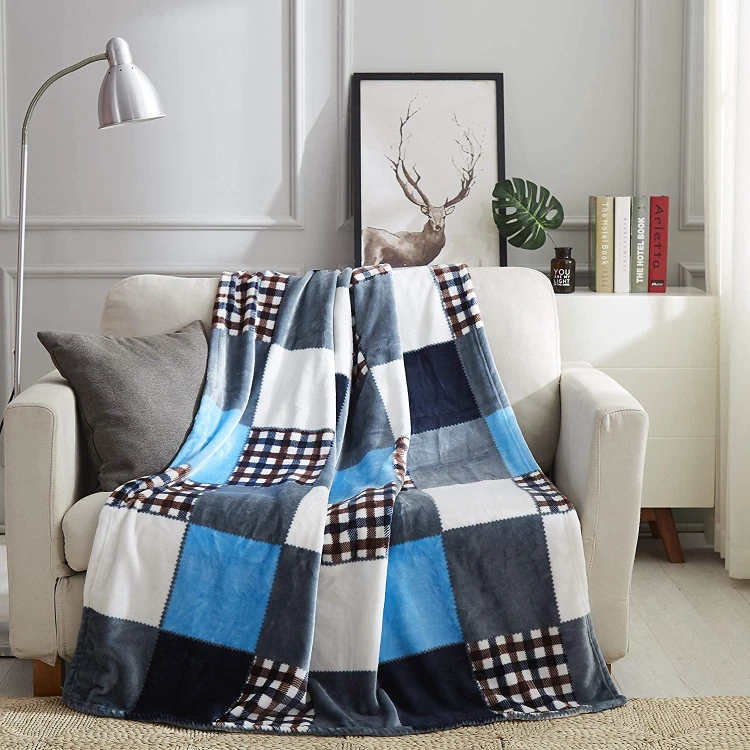 Custom Adult Baby Flannel Fleece Blanket Super Soft Blanket For Winter Printed Flannel Throw Blanket