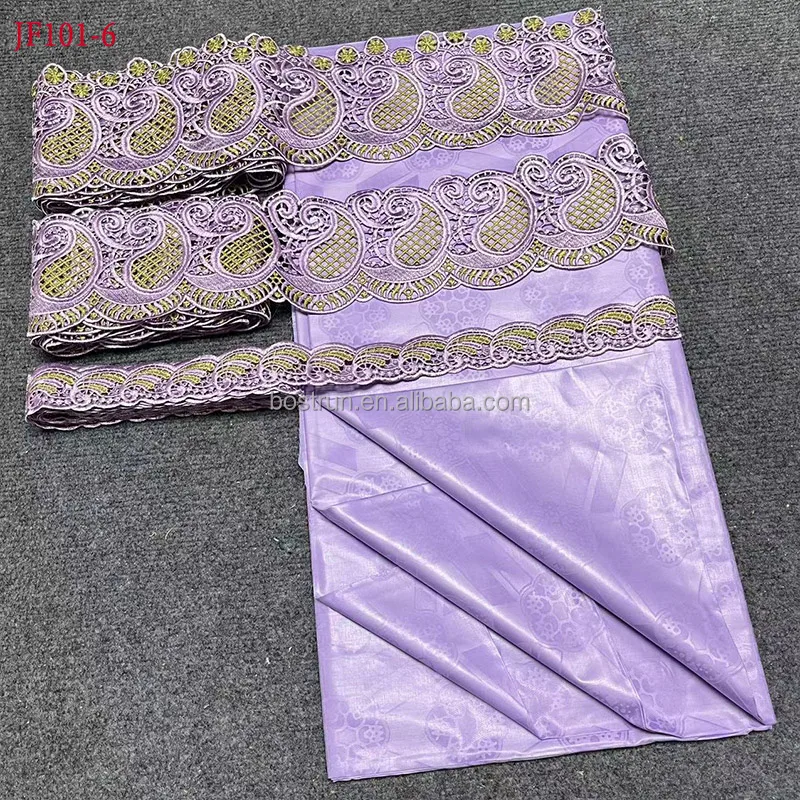 JF101 5 ярдов Высококачественный базин-Рише высокого качества однотонный