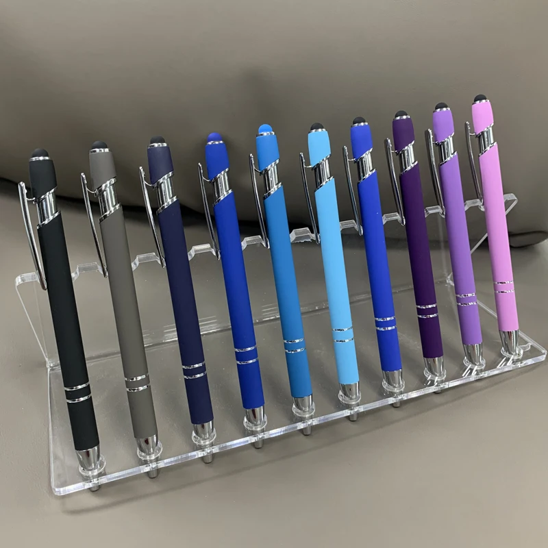 New Arrival Stylus Pen For Touch Screens Ball Point Pen Writing Soft Touch Stylus Metal Ballpoint Pen