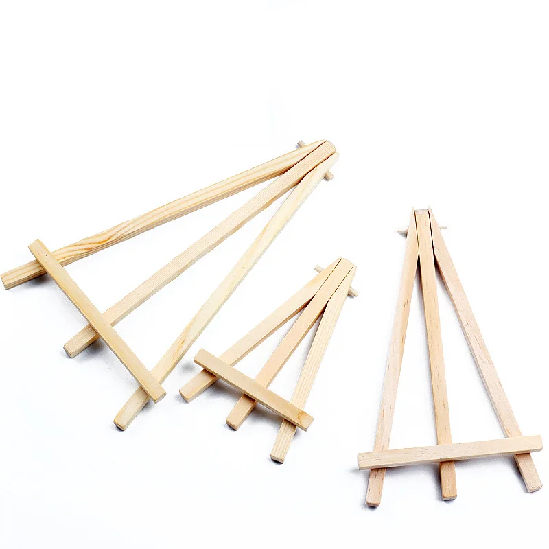 18*24cm Mini Wooden Display Easel Mini Wood Artist Photo Picture Displaying Easels Wooden Canvas Holder Easel Stand