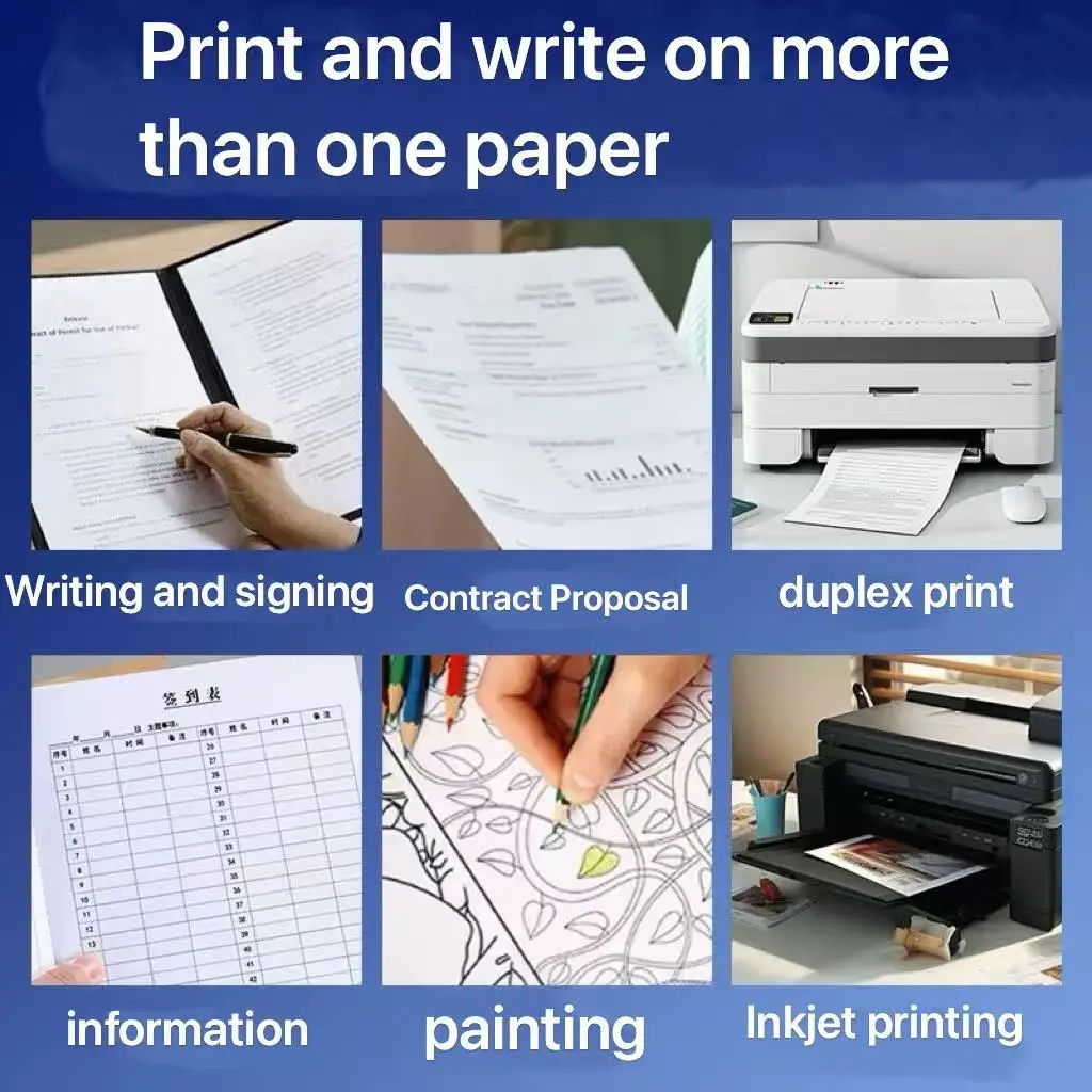 Copy paper in custom sizes and colors a4 paper for drawing, printing, etc