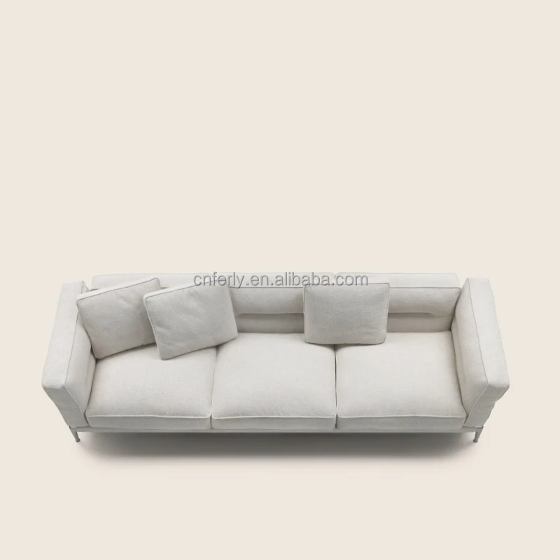 Modern Italian Style Living Room Furniture Home Furniture Large Set Fabric Sofa Sectionals