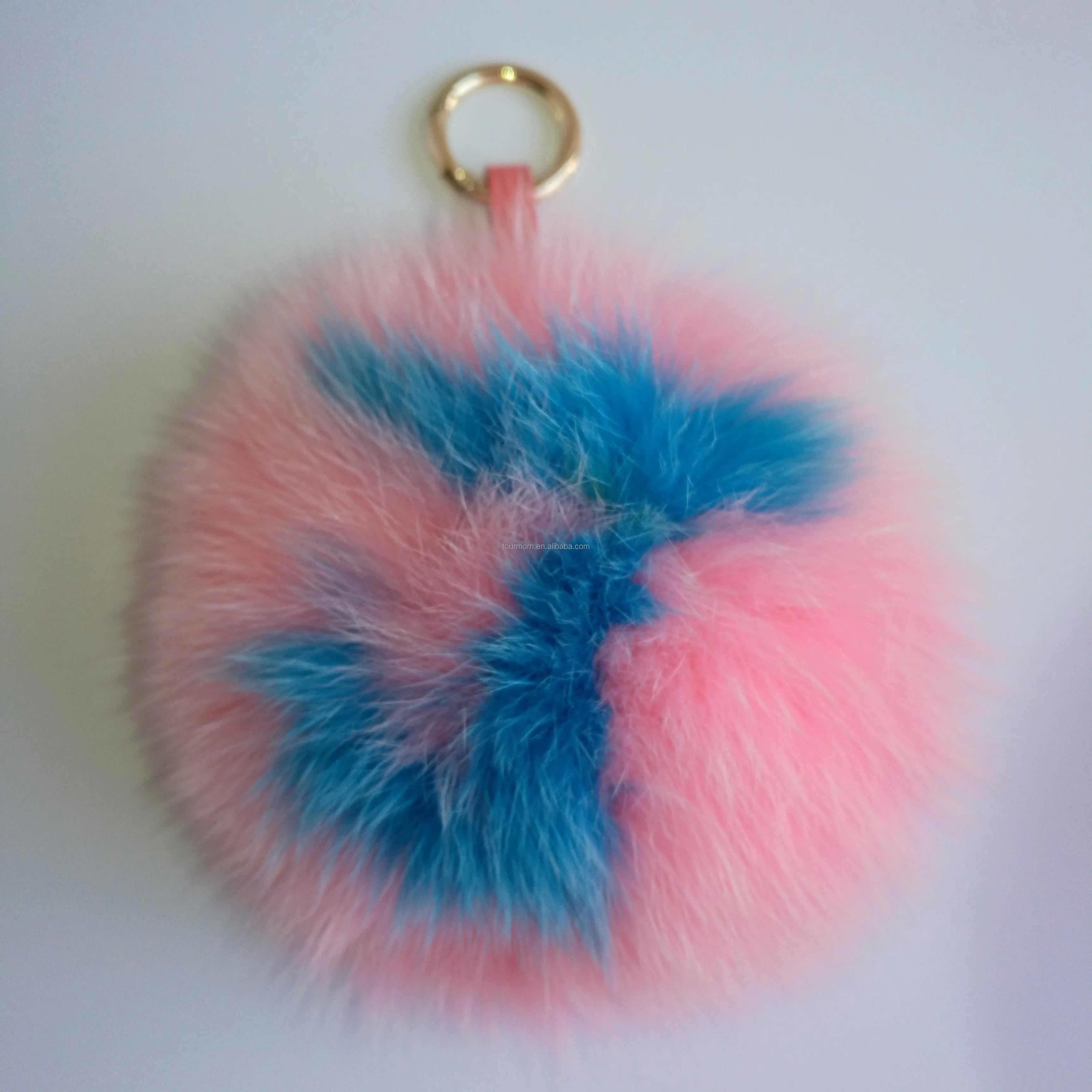 custom logo faux fur ball Luxury Fluffy Pom Pom Ball  Customize Letter faux fur ball