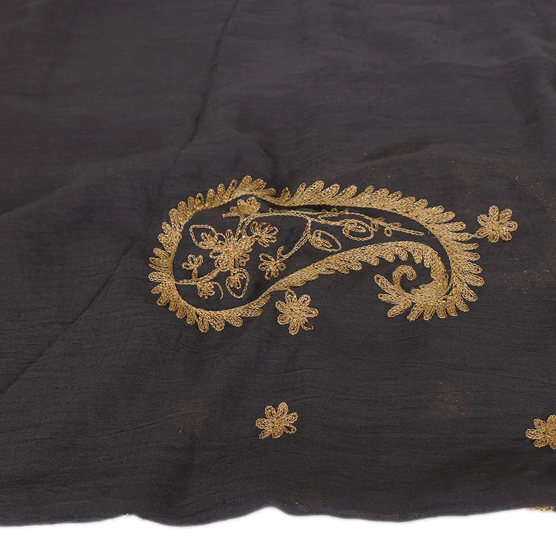 headscarf cotton embroidery dubai hijab muslim fashion scarf shawl lahore