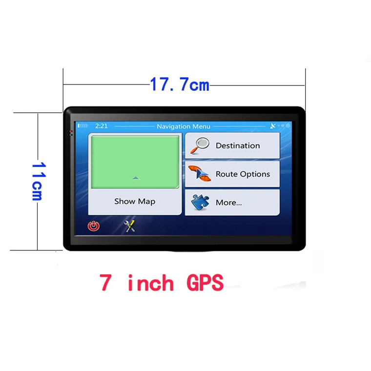 Best Selling Wince Sat Nav HGV Truck Gps Navigator Car Gps Navigation System 7 inch GPS Navigation For Car