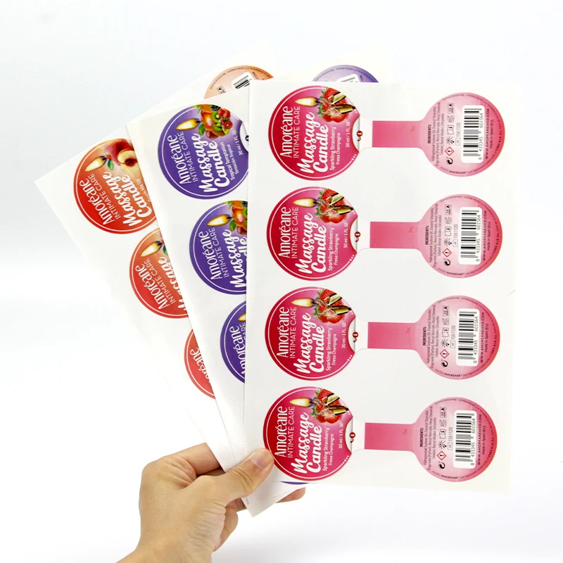 Custom Self Adhesive Waterproof Food Tamper Proof Seals Stickers Logo Label Maker Etiqueta Glossy Labels For Jar