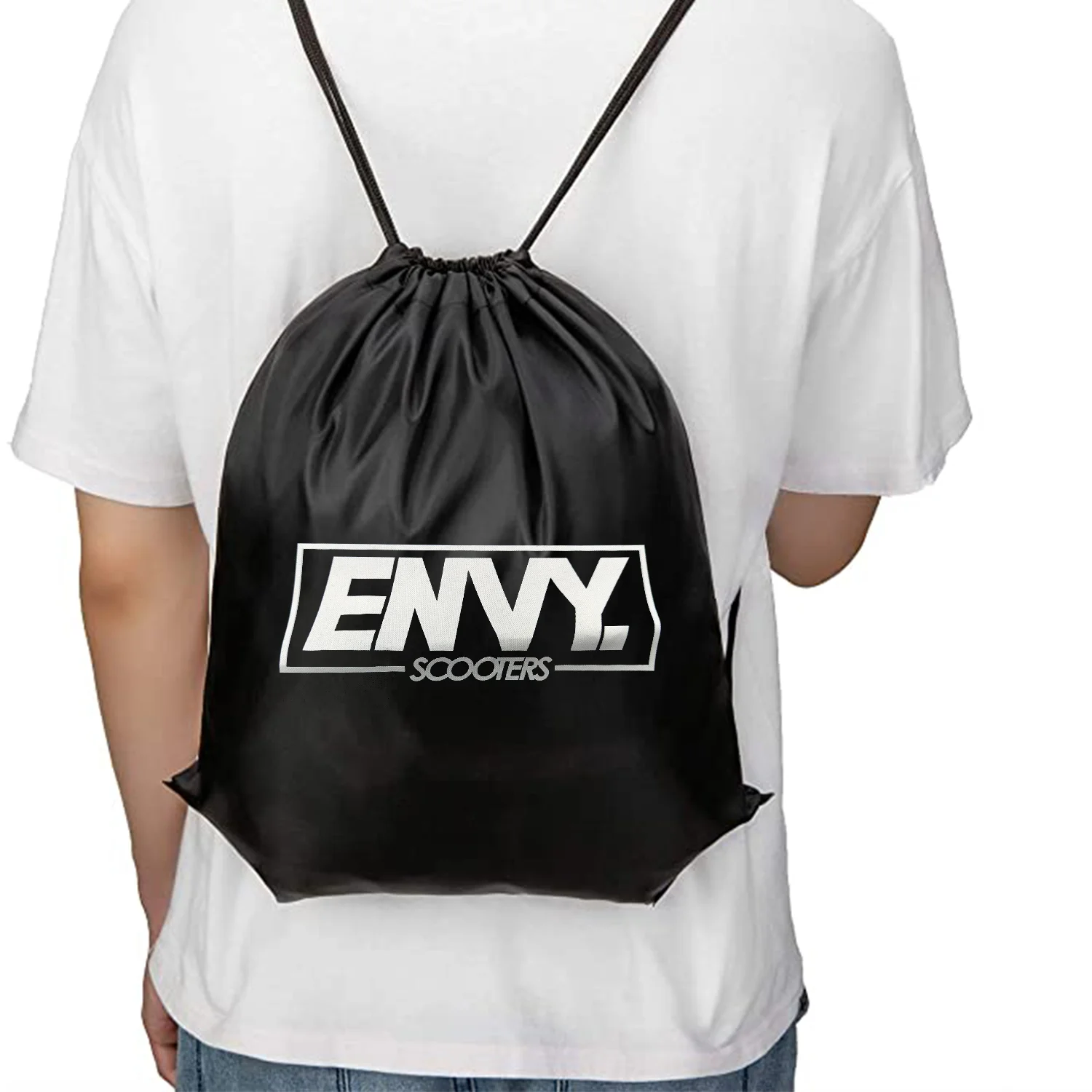 Drawstring Bag Gym Sports Draw String Bags Sport Drawstring Backpack Bag Travel Custom Cheap Polyester Waterproof Unisex LX