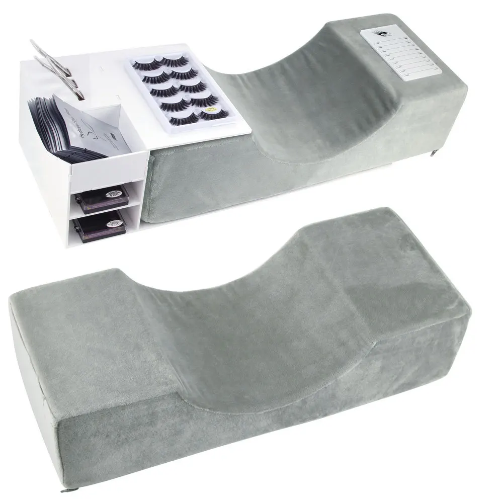 New Design Black Color Eyelash Extension Memory Foam Lash Pillow Eyelash Pillow Bed Pillows For Cervical Spondylosis