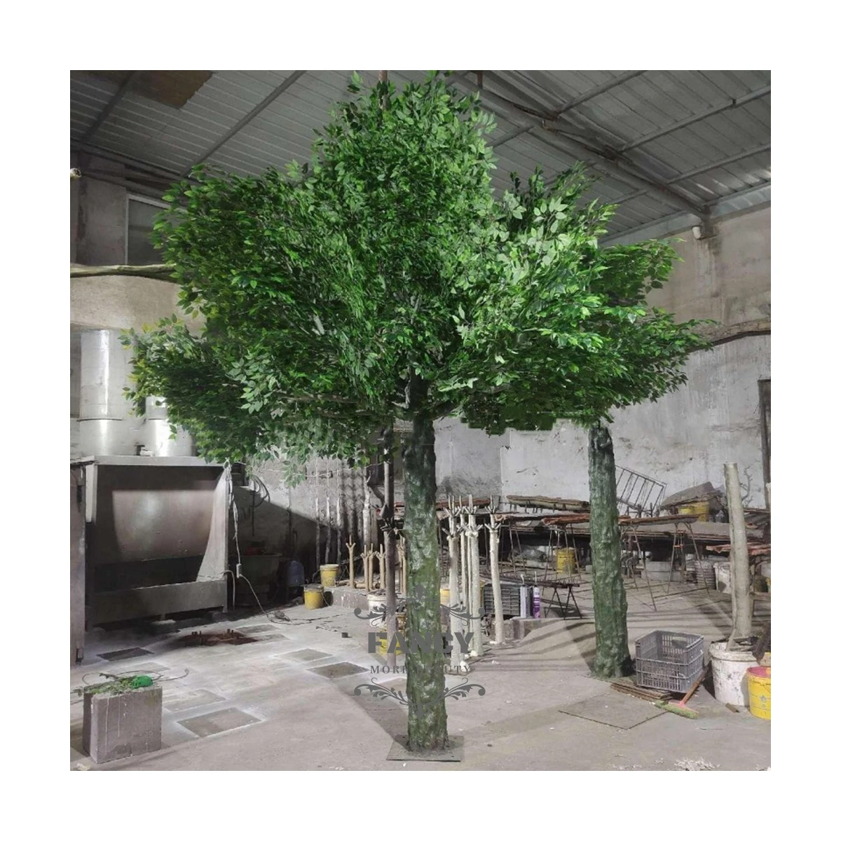3 5-5 м огромное дерево имитация дерева зеленые листья фикус