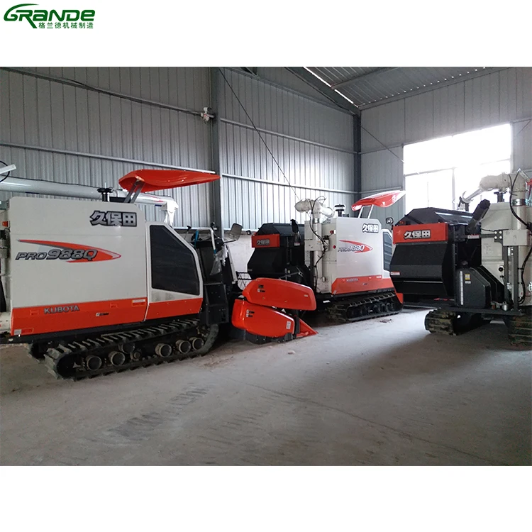 90% new used KUBOTA PRO988Q combine
