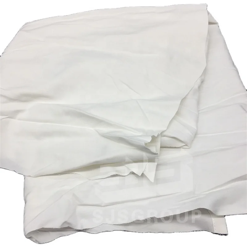 Grade A 10Kg 20kg 25kg Industrial cleaning rags oil absorbent cloth scraps white t shirt cotton rags bag of white rags